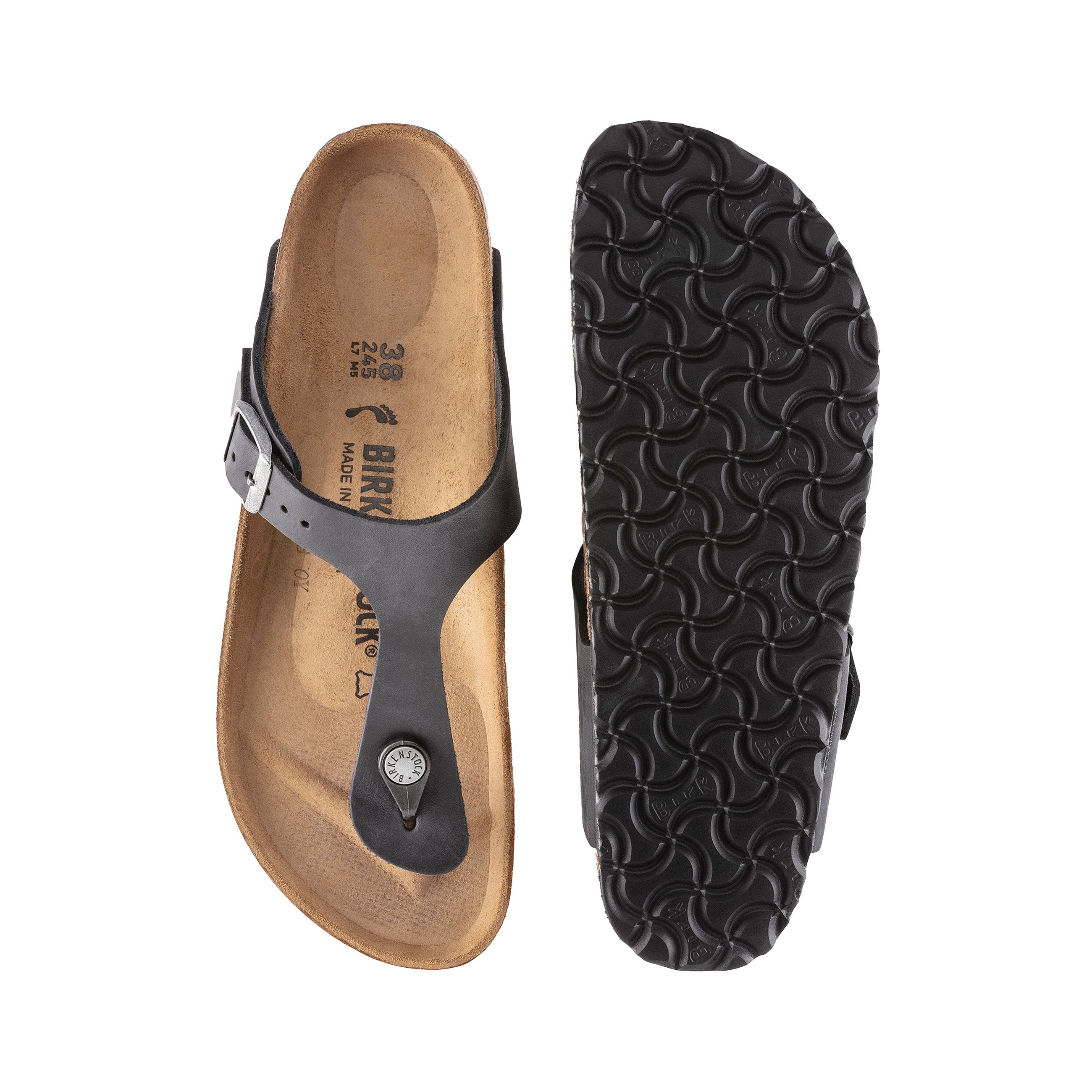 Gizeh Black Oiled Leather