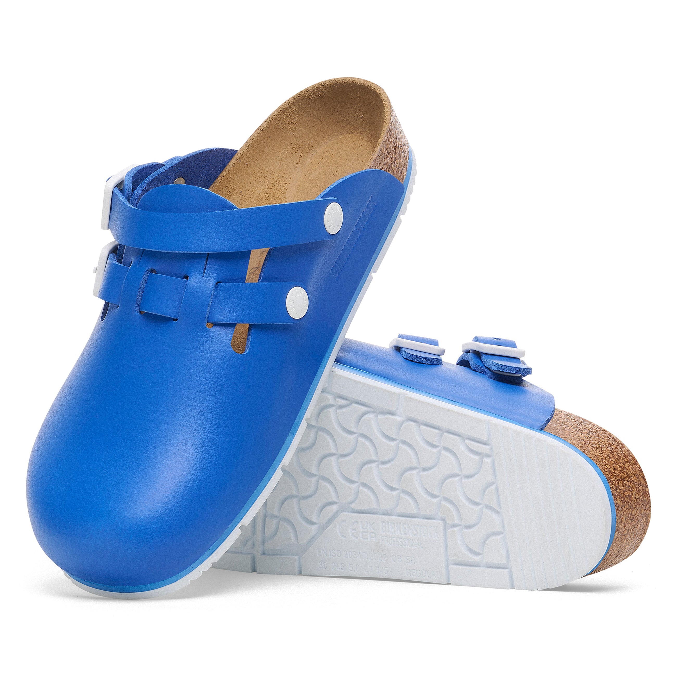 Kay Pro Blue PU Coated Natural Leather