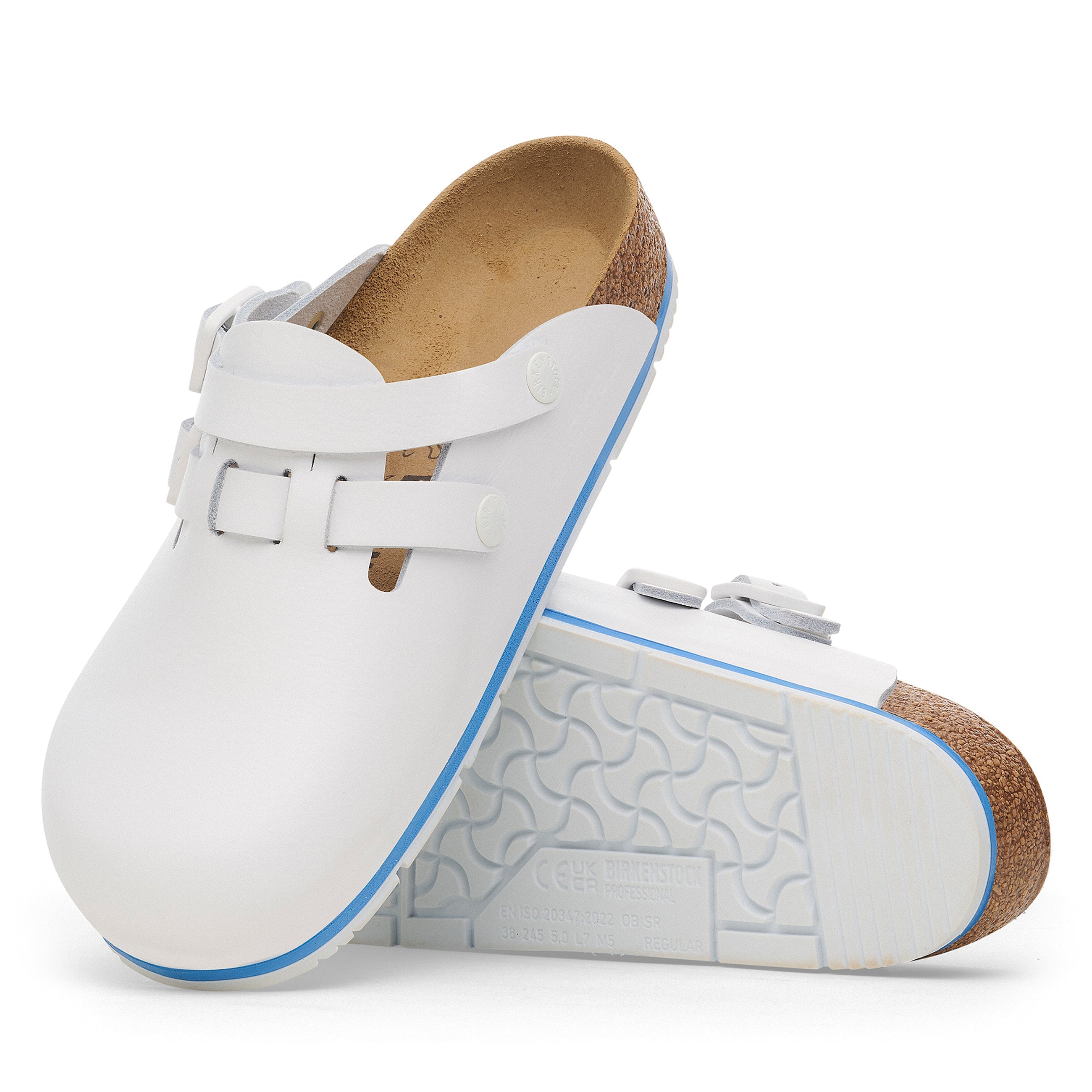 Kay Pro White PU Coated Natural Leather