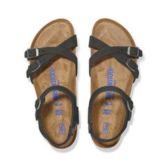 Kumba SFB Black Nubuck Leather