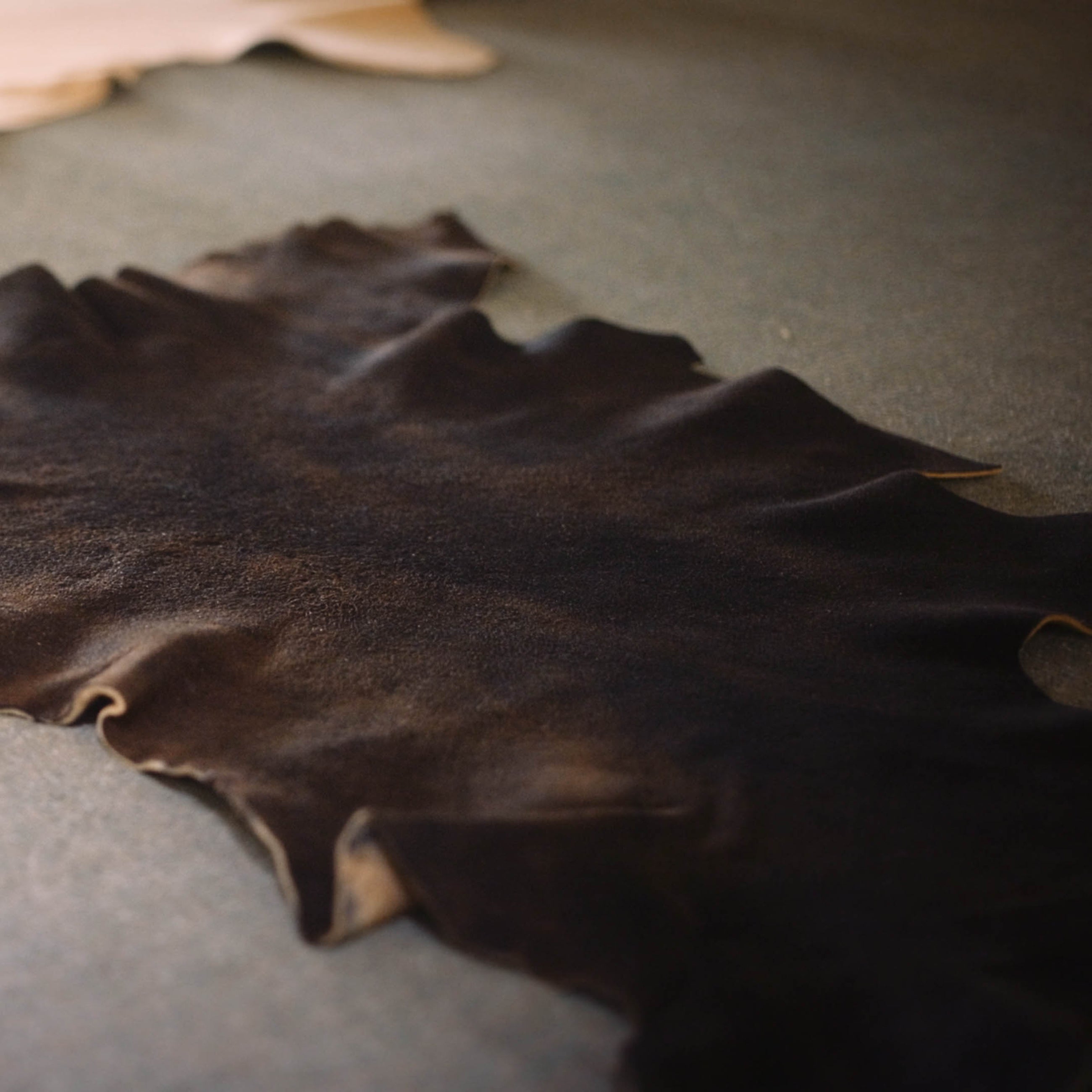 Kyoto 250 Old Black Deerskin Leather