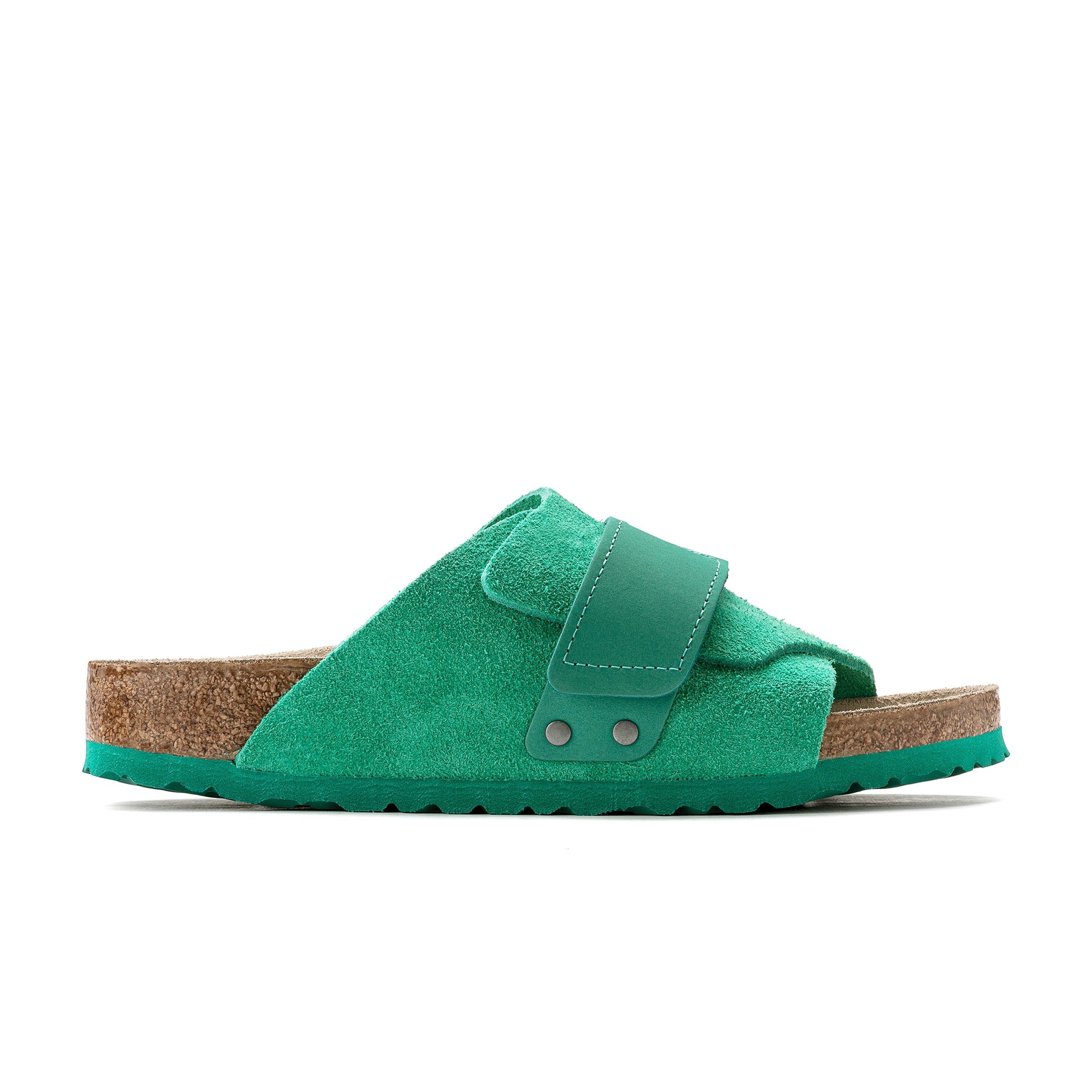 Kyoto Bold Green Suede/Nubuck Leather