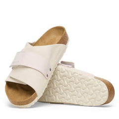 Kyoto Antique White Suede/Nubuck Leather