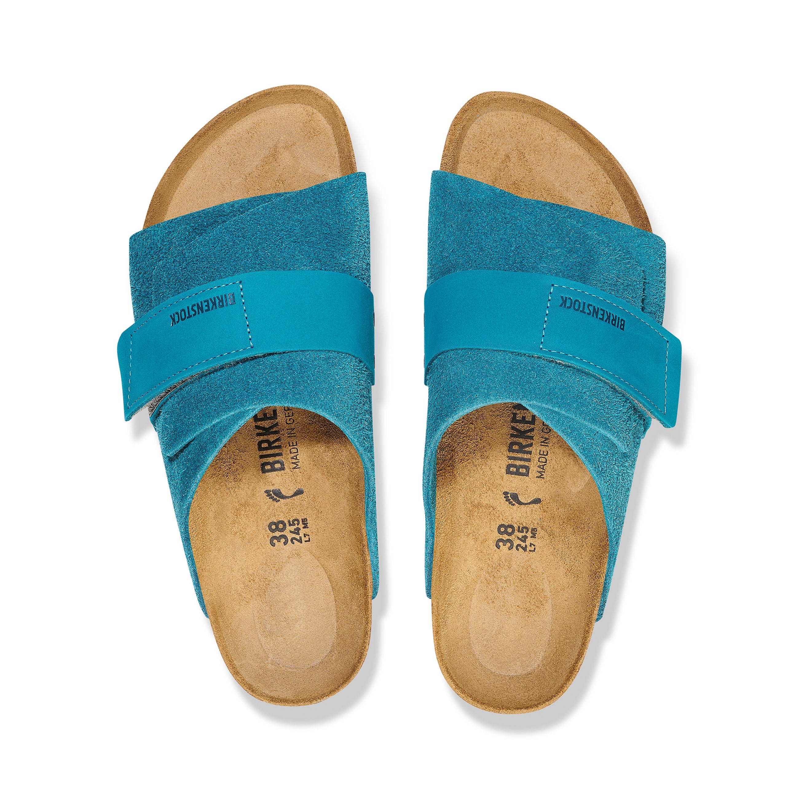 Kyoto Deep Turquoise Nubuck/Suede Leather