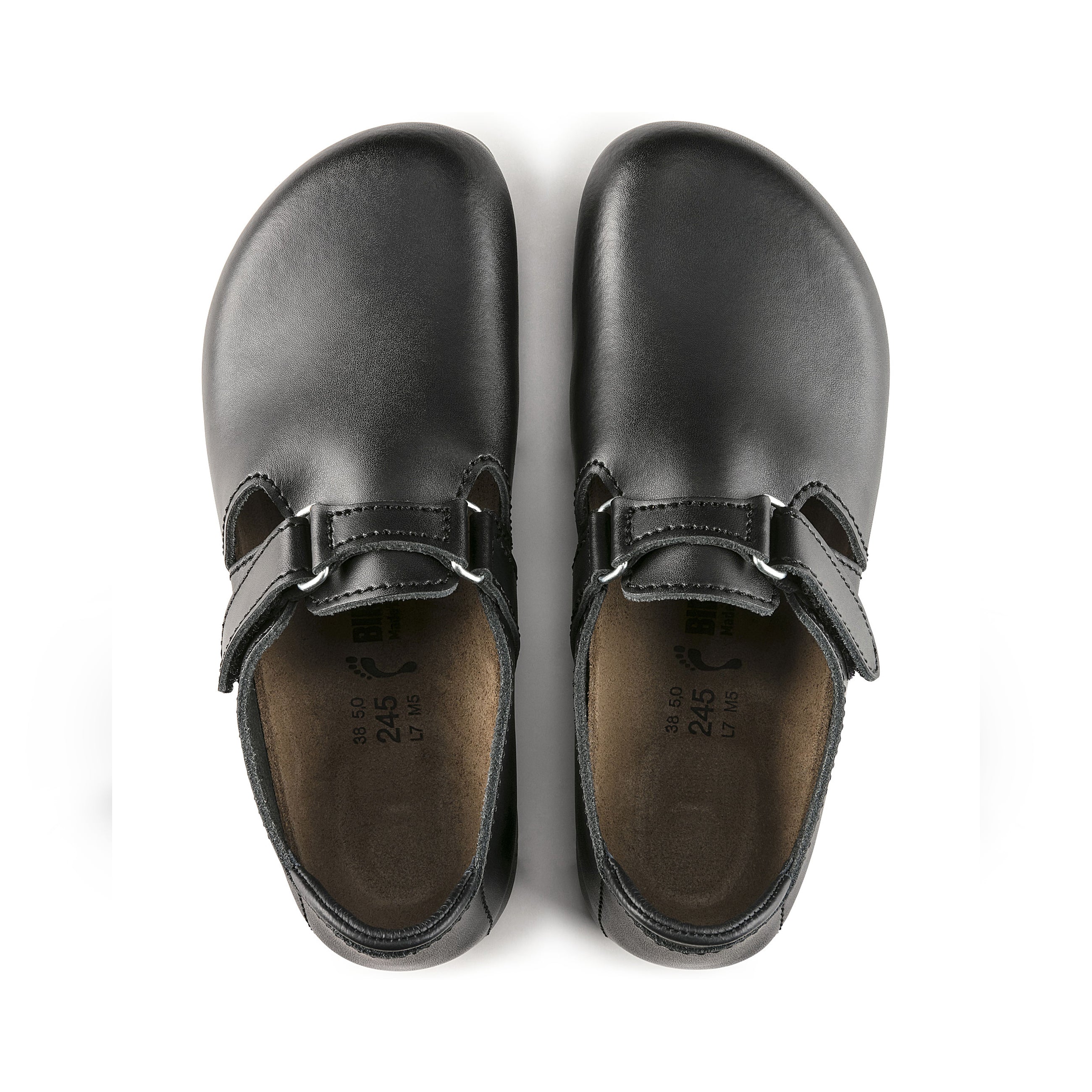 Linz Supergrip Black Smooth Leather