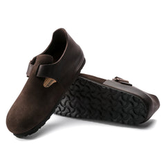 London Ebony Oiled/Suede Leather