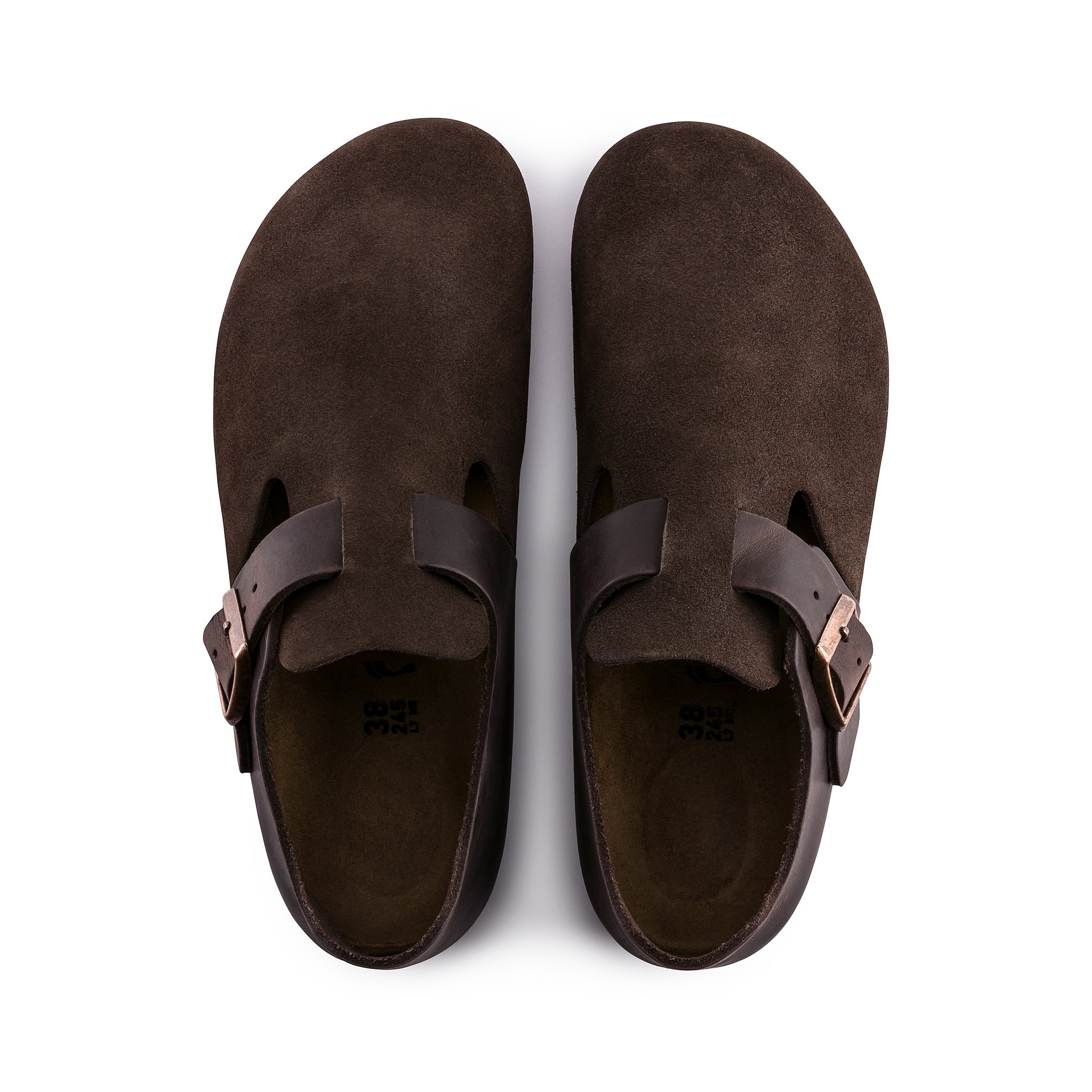 London Ebony Oiled/Suede Leather