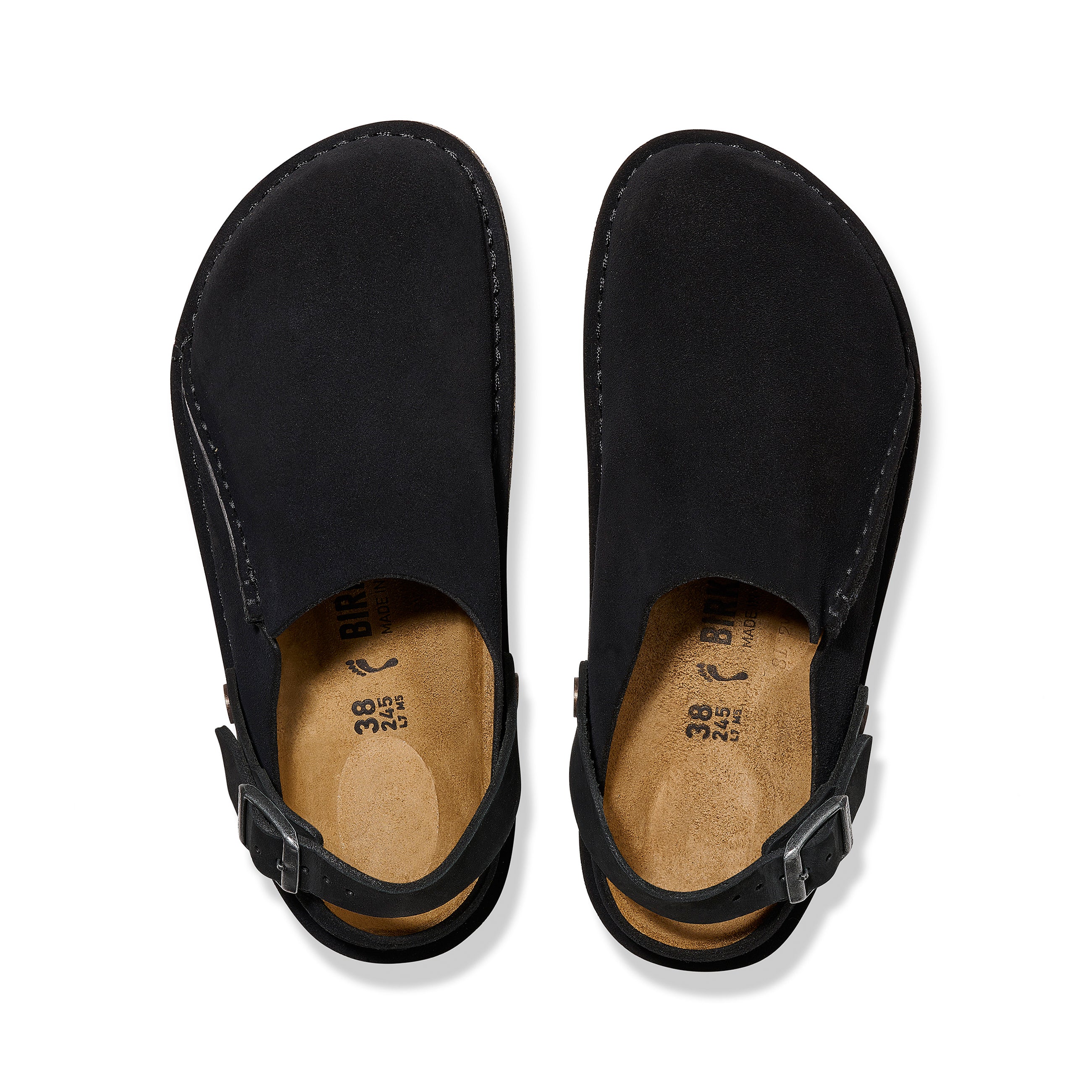 Lutry Black Suede Leather