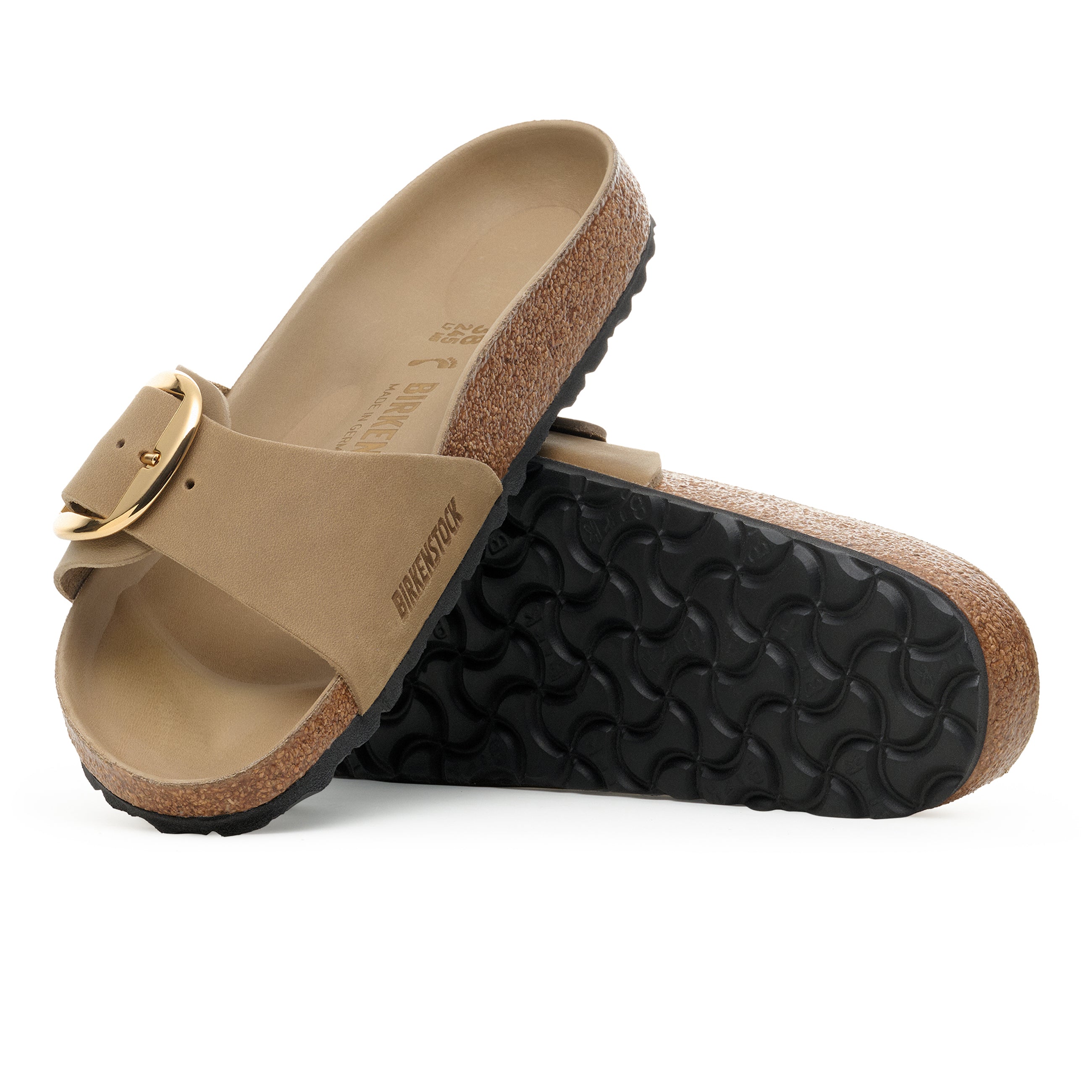 Madrid Big Buckle Tabaccao Brown Oiled Leather