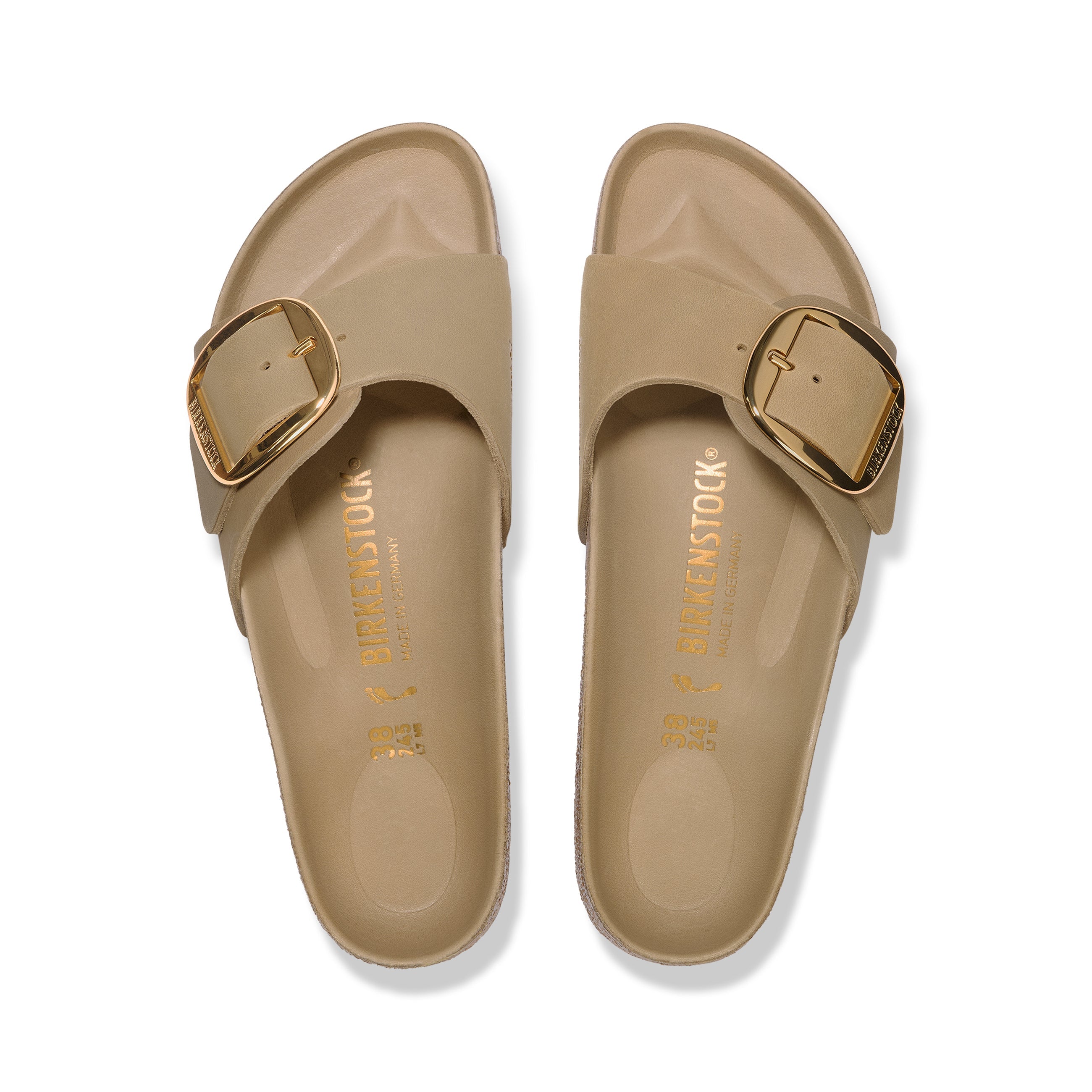 Madrid Big Buckle Tabaccao Brown Oiled Leather