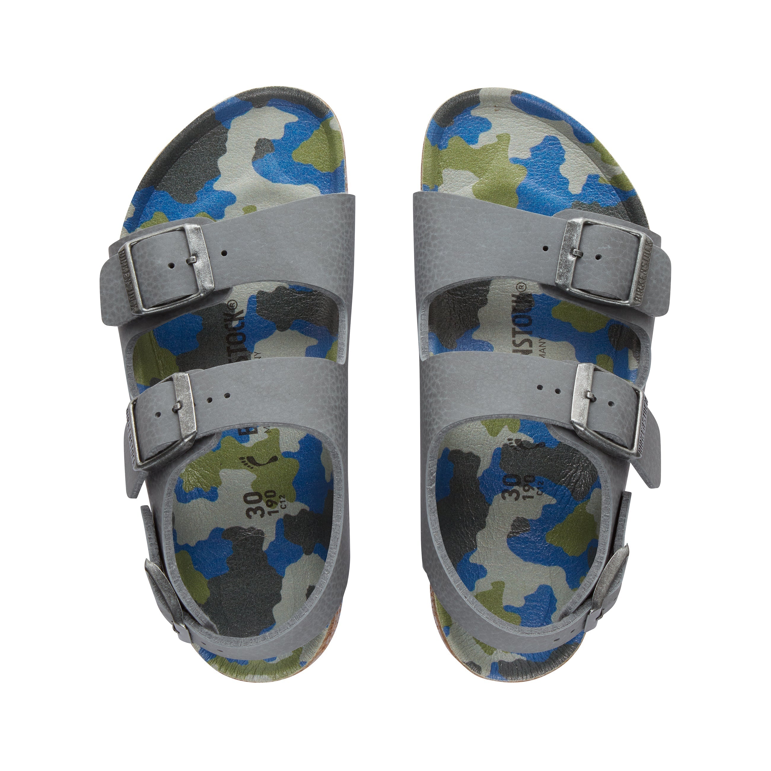 Milano Kids Grey/Multicolour Camo Birko-Flor