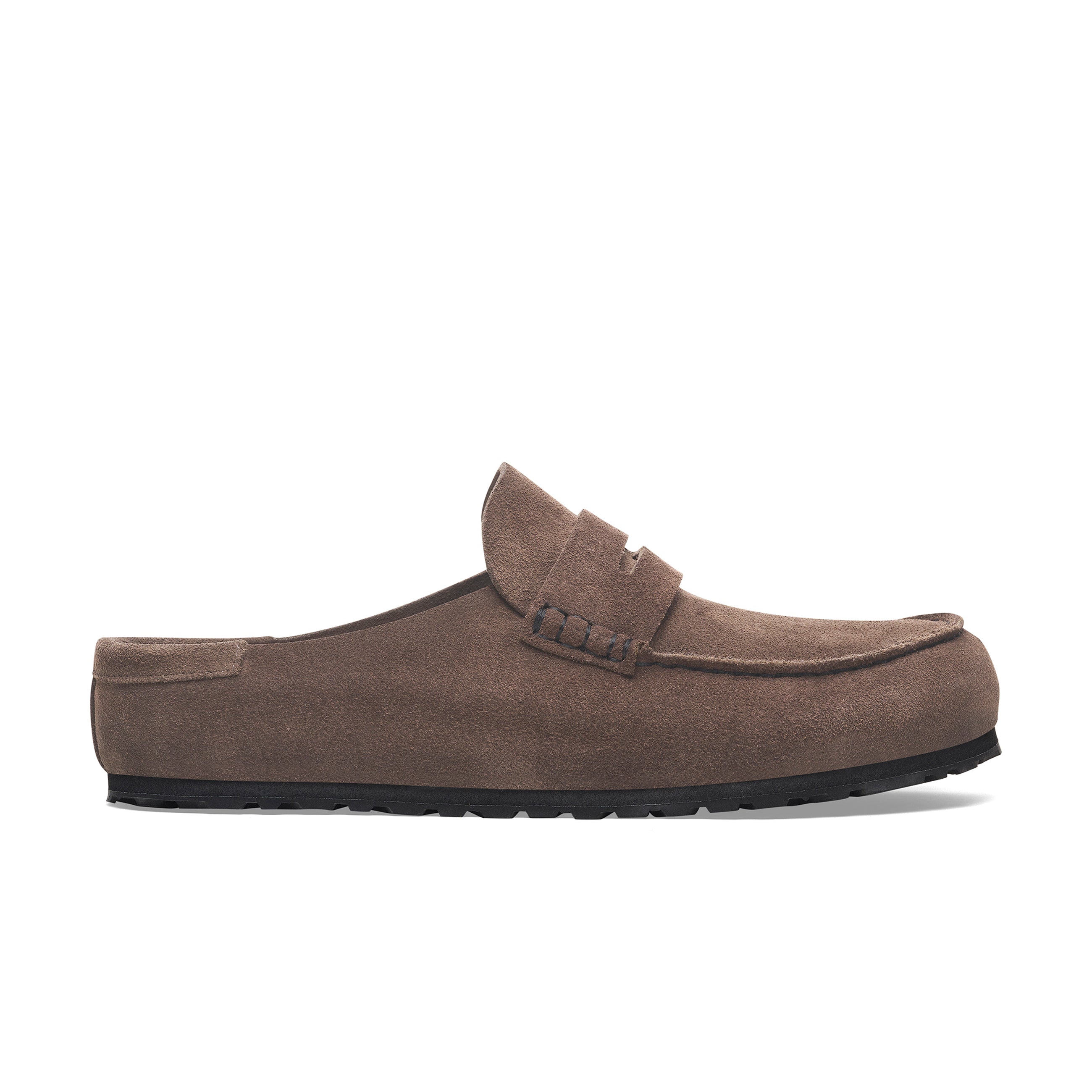 Naples Wrapped Concrete Grey Suede Leather