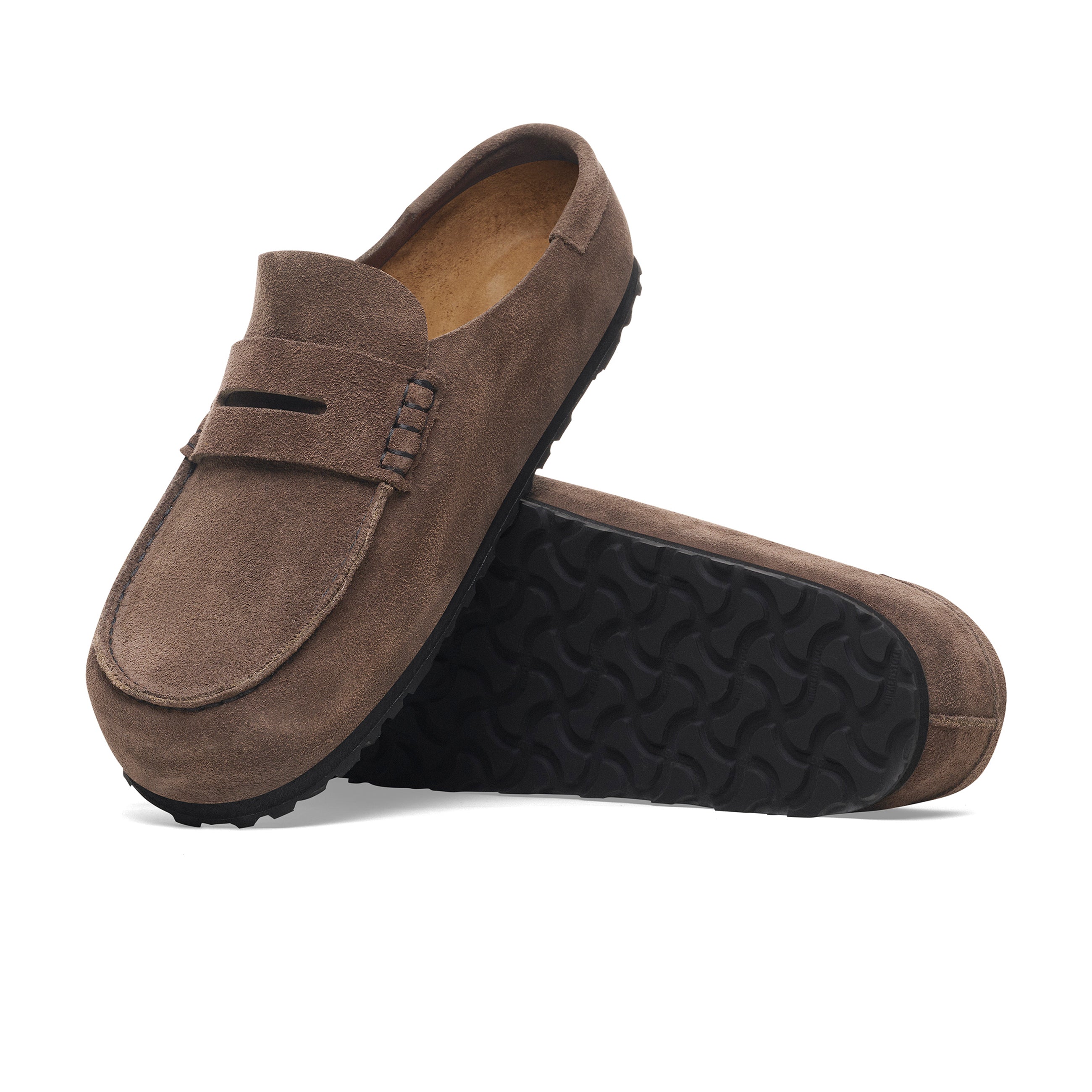 Naples Wrapped Concrete Grey Suede Leather