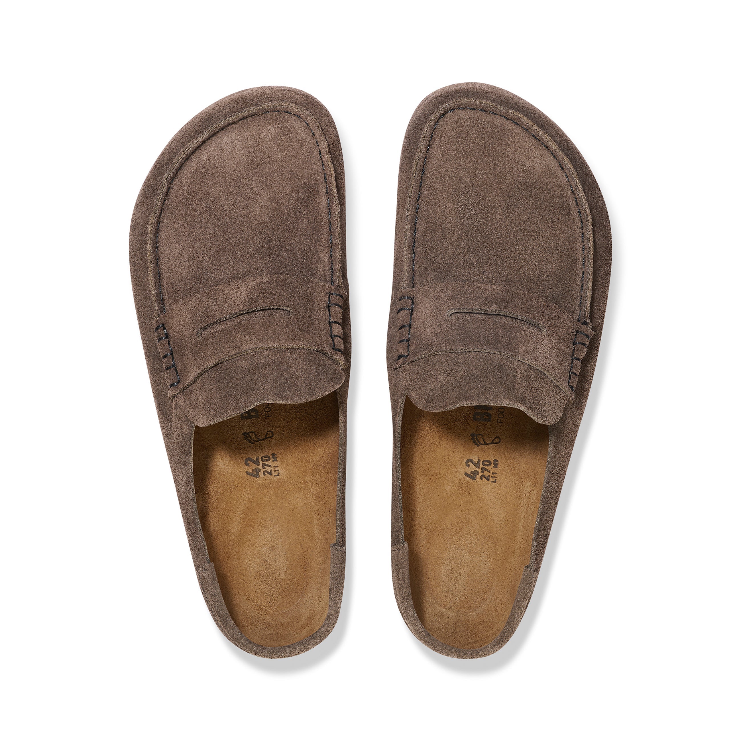 Naples Wrapped Concrete Grey Suede Leather