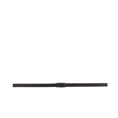 Ohio Black Grained Leather 20mm One Size