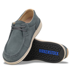 Pasadena Basalt Grey Suede Leather