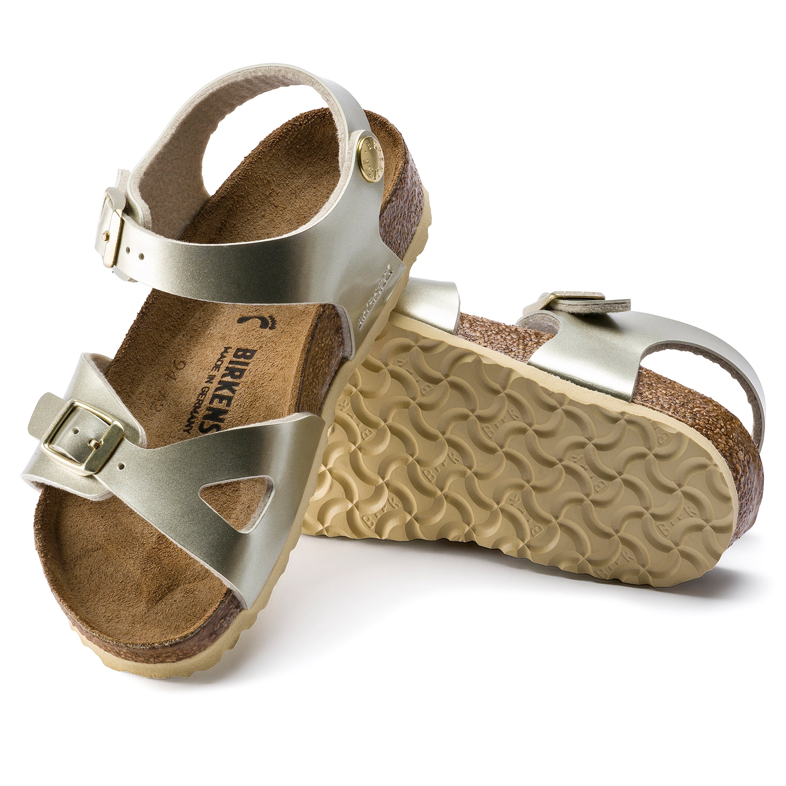 Rio Kids Electric Metallic Gold Birko-Flor