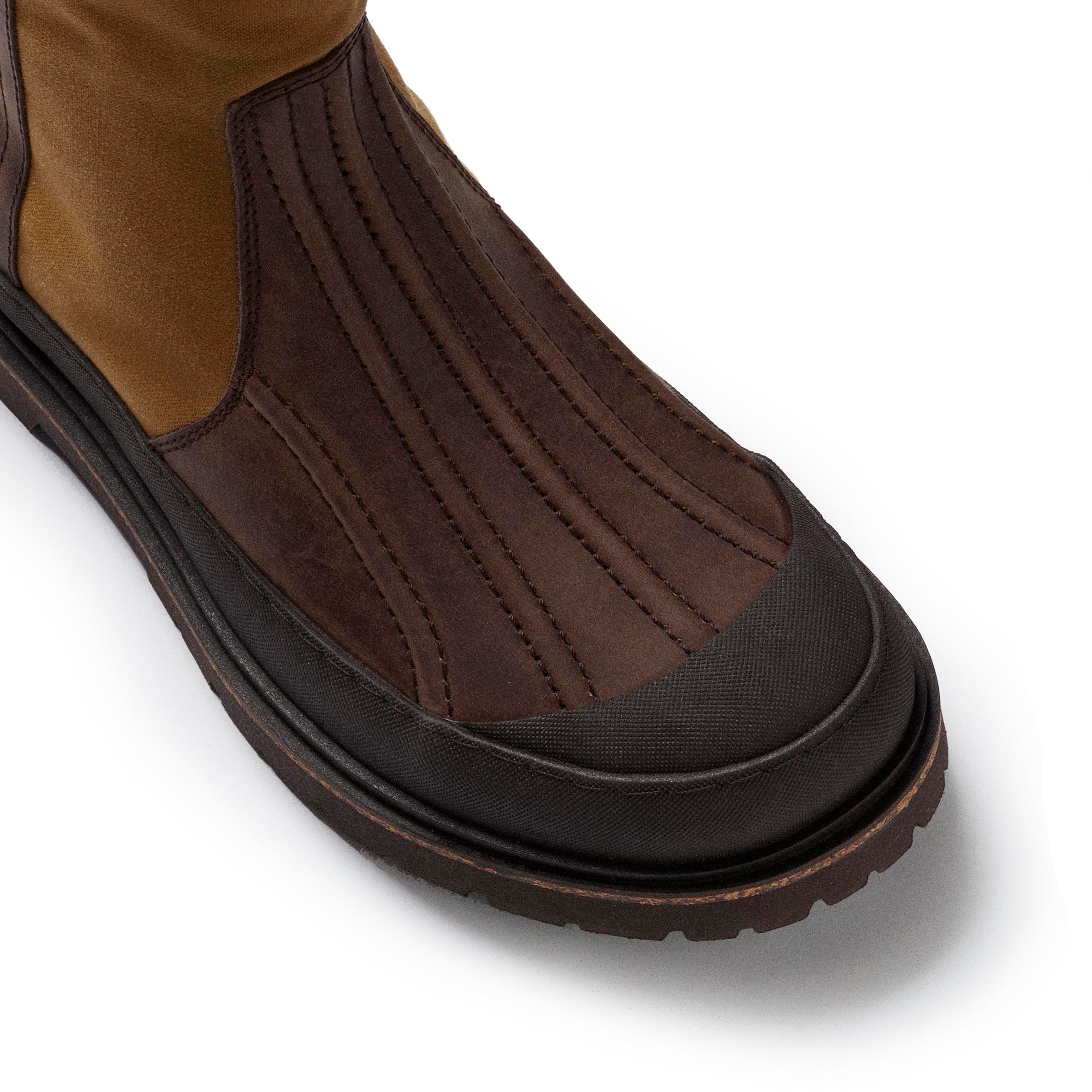 Skykomish Dark Tan Tin Cloth/Oiled Leather