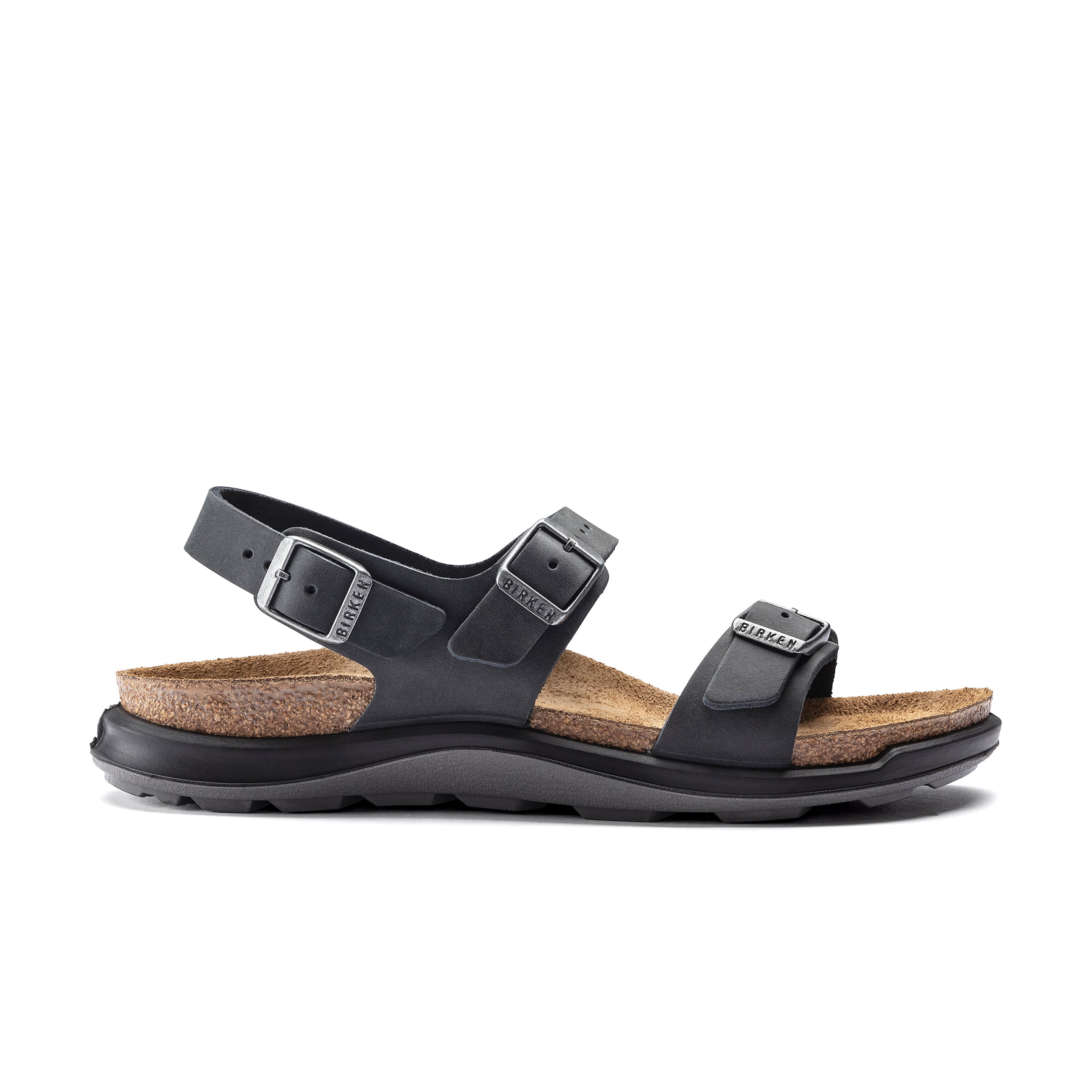 Sonora Cross Town Arctic Black Waxy Leather