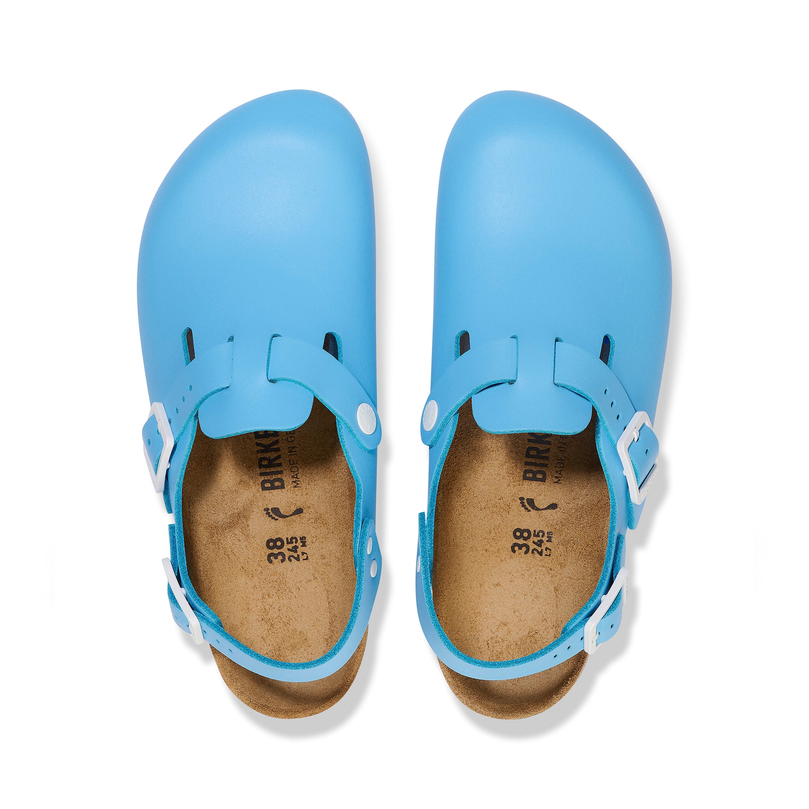 Tokio Pro Sky Blue PU Coated Natural Leather
