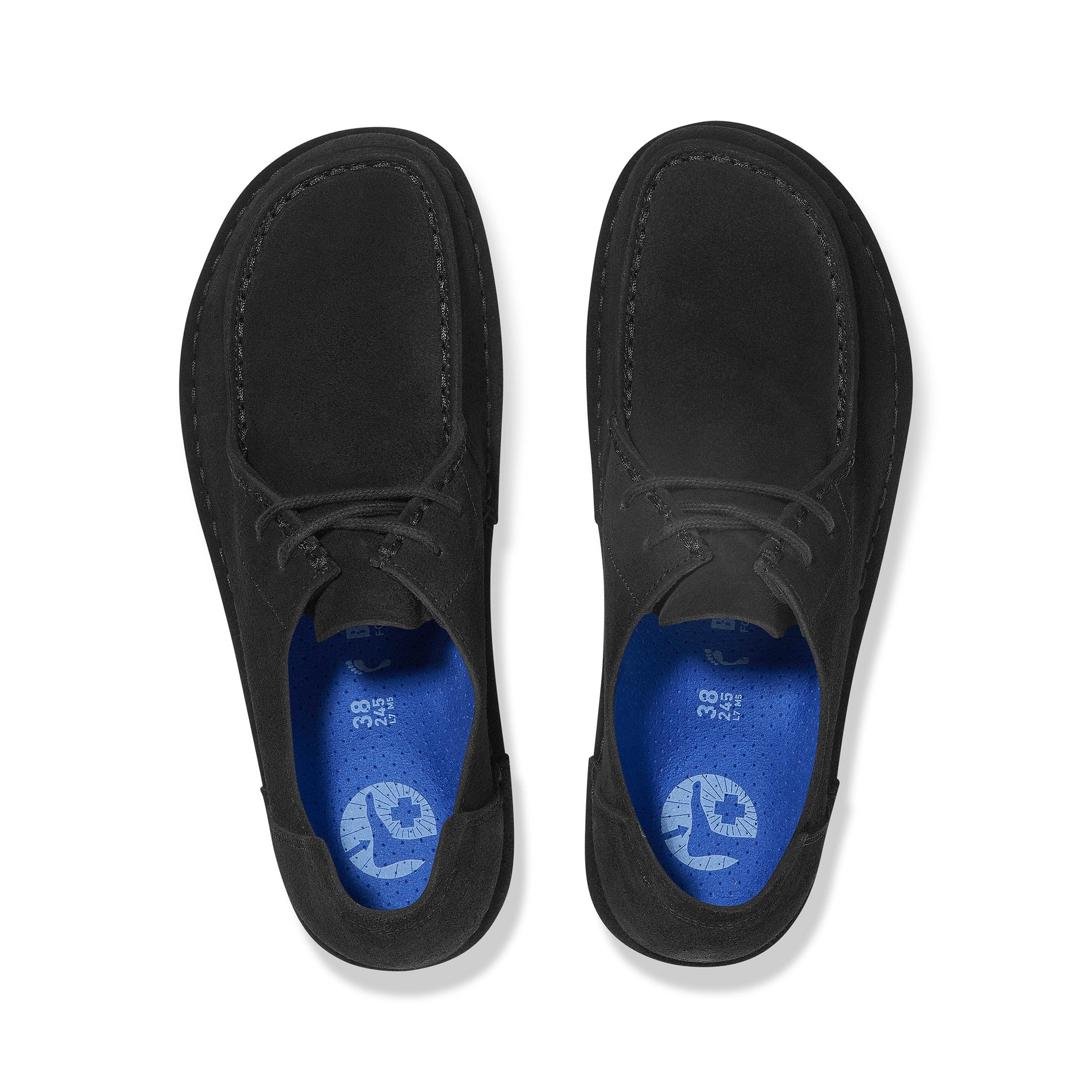 Utti Lace Black Suede Leather